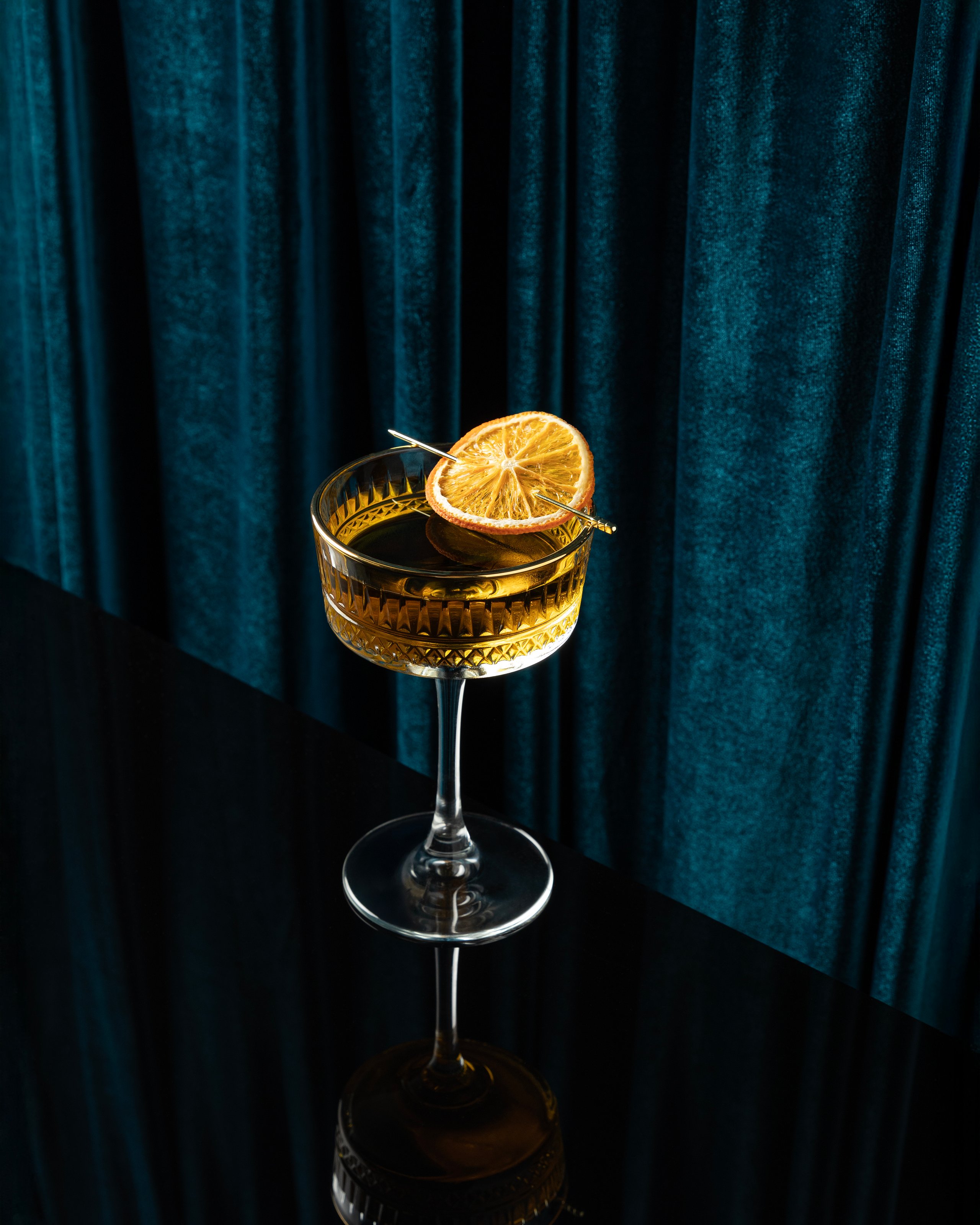 Golden cocktail